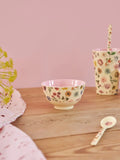 Kleine melamine kom - Cream - Floras Dream Print