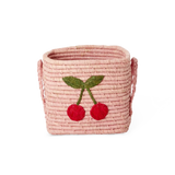 Kleine Raphia Basket - Rose - Big Cherry Design