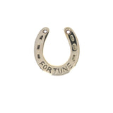 Small brass horseshoe - fortune 