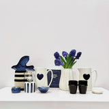 Pichet cœur gm rose L17,8 P12,5 H21,3cm