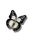 Hand Painted Monarch Butterfly Claw Hair Clip | Eco-Friendly: White