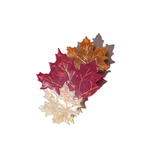 Hand Painted Maple Leaf Hair Clip | Eco-Friendly