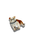 Hand Painted English Bulldog Claw Hair Clip | Eco-Friendly