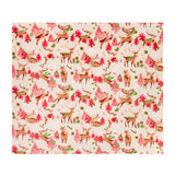 Plaid en polaire imprimé Équipe de traîneau Multicolore: Multi / 130 x 150 cm