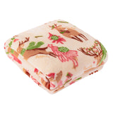 Plaid en polaire imprimé Équipe de traîneau Multicolore: Multi / 130 x 150 cm