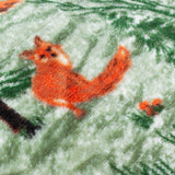 Plaid polaire Lodge Wood Sherpa vert chêne: Chêne vert / 130 x 150 cm