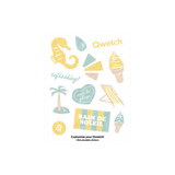 Planche de stickers - edition limitée - citron