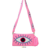 Pouch I Evil Eye I Baby pink