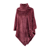 Poncho Cozy Colmar, micro flanella - 80x80cm, burro di mele