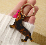 I Dachshund key ring