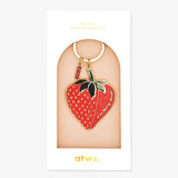 I Strawberry Keychain 