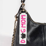 Porte-clés perlé Maman Chien: MULTI