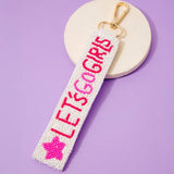 Porte-clés perlé Star Seed Let's Go Girls: MULTI
