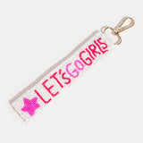 Porte-clés perlé Star Seed Let's Go Girls: MULTI