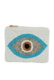 Porte-monnaie Evil Eye perlé: MULTI