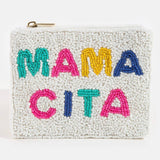 Porte-monnaie Mama Cita à perles de rocaille: MULTI