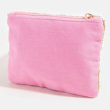 Porte-monnaie en perles de verre en forme de coupe de champagne et de tranches de fruits: MULTI