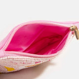 Porte-monnaie perlé "Coffee Funds And Stars Seed": MULTI