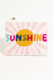 Porte-monnaie perlé Sunshine: MULTI