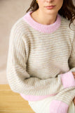 Pull Cléo I Beige & rose