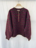 Pull Misti I Bordeaux rayé