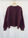 Pull Misti I Bordeaux rayé
