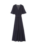 ROBE LONGUE PERSE MARINE