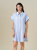 Vestido Noelise - Blue Stripes