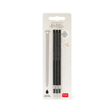 Refills for erasable gel ink pen - black