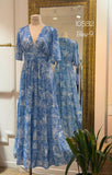 Robe Cazée I Bleu