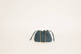 SAC CUIR SUEDE TESSA BLEU ORAGE