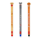 3'LÜ SİLİNEBİLİR JEL KALEM SET - SECRET BTS 2026 4 - 0,7 MM - KIRMIZI/SİYAH/PEMBE MÜREKKEP