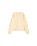 Beige positives Sweatshirt