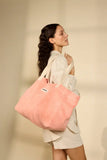 Sac cabas Claude Éponge rose corail