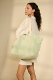 Sac cabas Claude Éponge vert amande