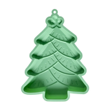 Molde de pastelería de silicona de árbol de Navidad - verde