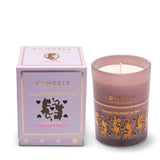 Seized candle you put my heart on fire lilac 250gr