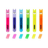 Set of 6 mini highlighters I Teddy