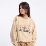 Fadwa I Beige Sweatshirt