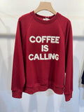 Sweatshirt I Kaffee ruft