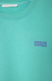 Sweat femme Izubird I Vert aqua Vintage