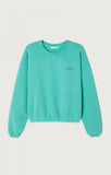 Sweat femme Izubird I Vert aqua Vintage