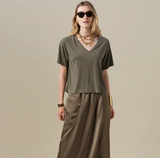 Anya - Khaki T -Shirt