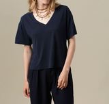 Anya - camiseta marinha T