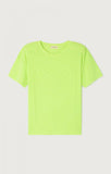 Camiseta para mujeres de Sonoma Round de color flúo-amarillo