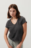 T-SHIRT FEMME SONOMA COL V I NOIR