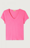 SONOMA WOMEN’S T-SHIRT VI COLLAR PINK