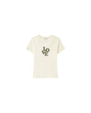T-SHIRT POUSSIN BEIGE