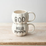 Tasse BOO Pumpkin, blanche