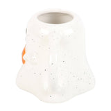 Tasse d'Halloween en forme de fantôme avec citrouille